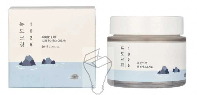 Round Lab 1025 Dokdo Cream intensyviai drėkinamasis veido kremas, 80 ml