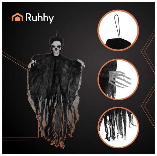 Juodas hanging skeleton - Ruhhy decoration 26125