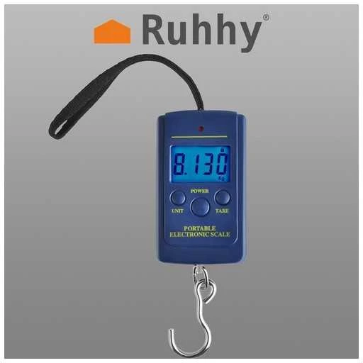 Virtuvinės svarstyklės Ruhhy LED bagažo svarstyklės - 40kg
