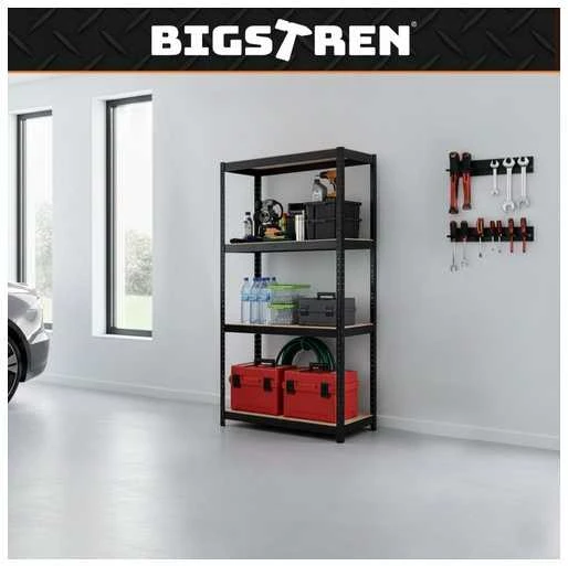 Bigstren Lentyna sandėlis - juoda 150x75x30 Bigstreen