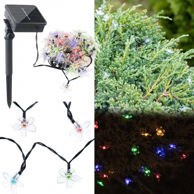 Dekoratyvinė saulės girlianda 7 m 50 LED