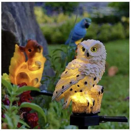 Solar garden lamp - owl Gardlov 23847