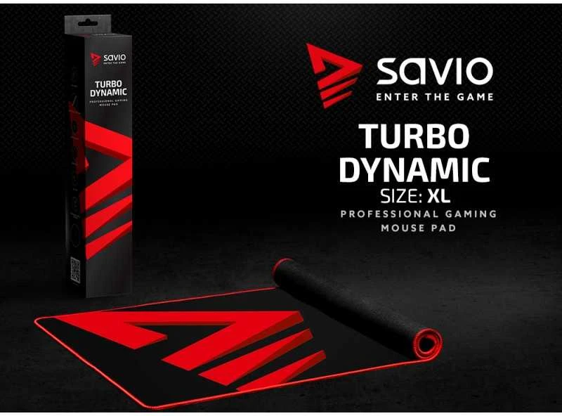 Pelės kilimėlis Savio Turbo Dynamic L