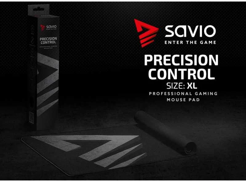 Professional Pelės kilimėlis žaidimams Savio Precision Control XL