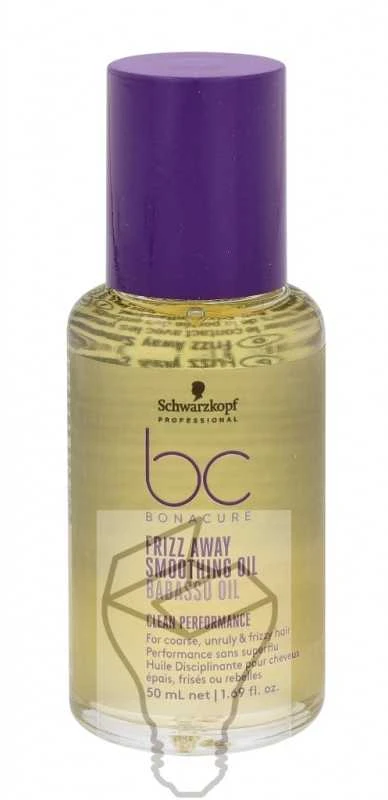Glotninamasis plaukų aliejus Schwarzkopf Professional Bonacure Frizz Away Smoothing Oil with Babassu Oil 50ml