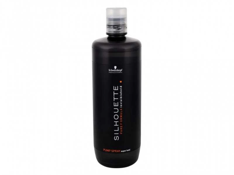 Stiprios fiksacijos neaerozolinis plaukų lakas Schwarzkopf Professional Silhouette Pump Purškiklis Super Hold 1000 ml