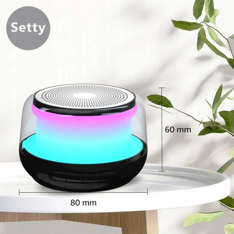 Setty garsiakalbis apvalus RGB GB-700 juodas