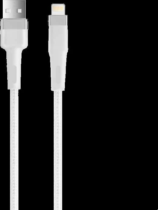 "Setty" USB - "Lightning" kabelis 1,2 m 2A KNA-L-1.220 baltas