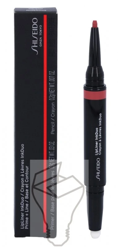 Shiseido Lūpų kontūro pieštukas InkDuo, 1,1 g, Spalva: 04 Rosewood