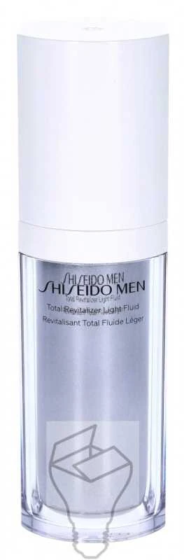 Shiseido Men Total Revitalizer Light Fluid senėjimą stabdantis drėkinamasis fluidas vyrams, 70 ml