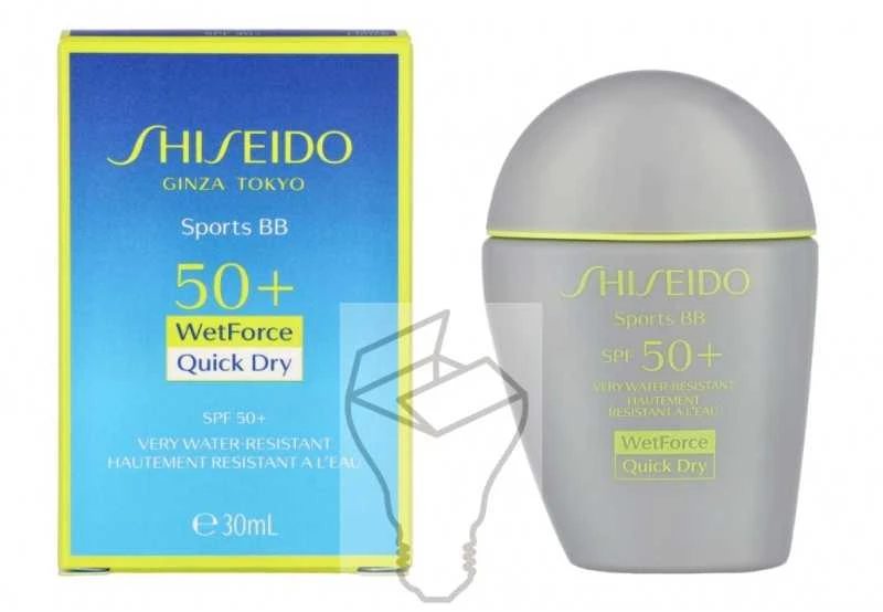 Shiseido Sports BB Atsparus vandeniui Spf50 Dark, 30 ml