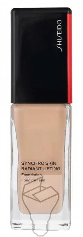 „Shiseido Synchro Skin Radiant Lifting Kreminis“ makiažo pagrindas, 220 lininis, 30 ml