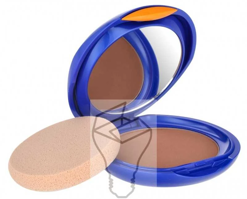 Shiseido Uv Protective Maquillaje Solar Compacto Recargable Spf30 Dark rusvai gelsvas, 12 g