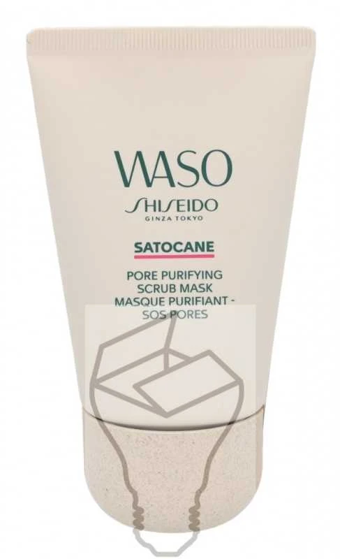 Shiseido Waso Satocane Pore Purifying Scrub Mask šveičiamoji veido kaukė, 80 ml