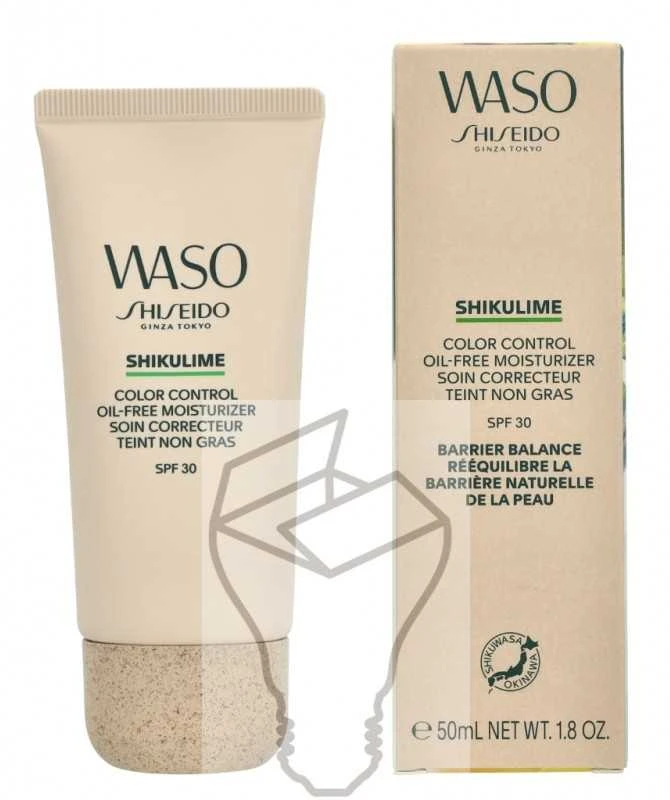Shiseido Waso Shikulime Color Control Oil-Free Moisturizer veido kremas su atspalviu, 50 ml