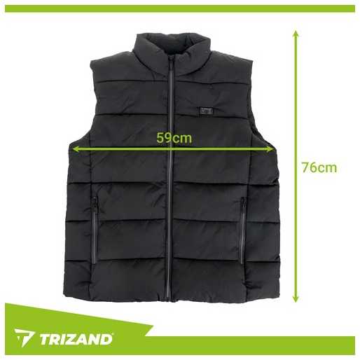 Trizand 26541 šildoma liemenė su USB, L dydžio