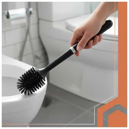 Silicone bathroom brush juodas Ruhhy 25882