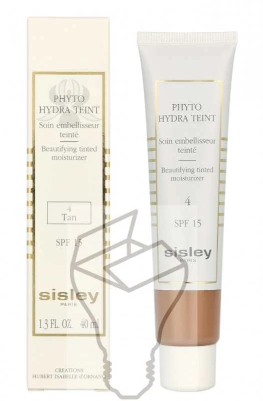 Sisley Phyto-Hydra Teint Drėkinamasis kremas su atspalviu, SPF15, spalva: 4 Tan, 40 ml