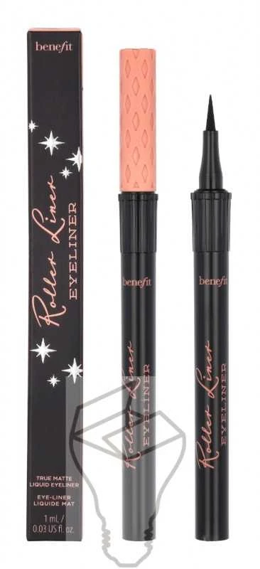 Benefit Roller Liner True Matte Liquid Akių apvadas skystas akių apvadas, atspalvis: Juodas, 1 ml