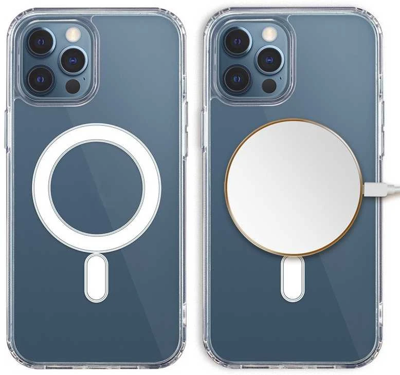 TFO Smūgiams atsparus Mag magnetinis dėklas iPhone 16 6,1 skaidrus, 1.5mm