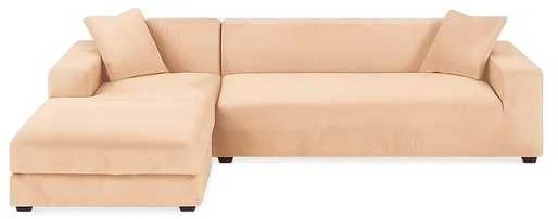 Ruhhy 26031 smėlio spalvos sofos užvalkalas 145-185 cm