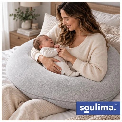 Soulima C-shaped pregnancy pillow