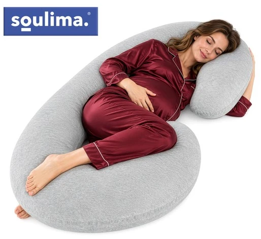 Soulima C-shaped pregnancy pillow