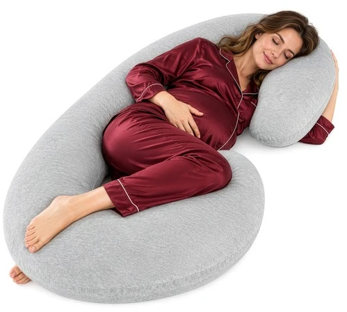 Soulima C-shaped pregnancy pillow