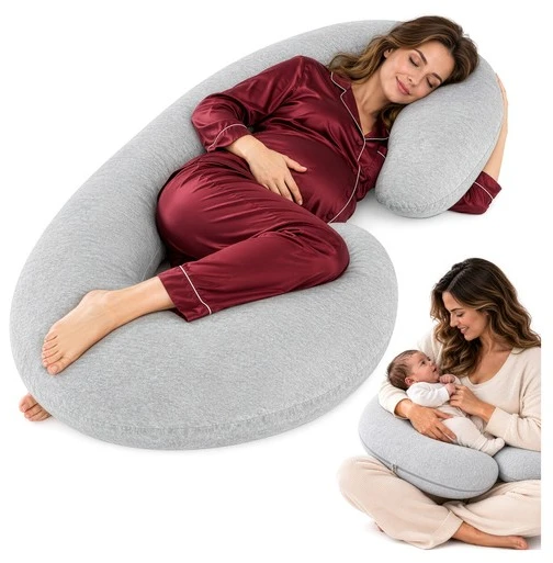 Soulima C-shaped pregnancy pillow