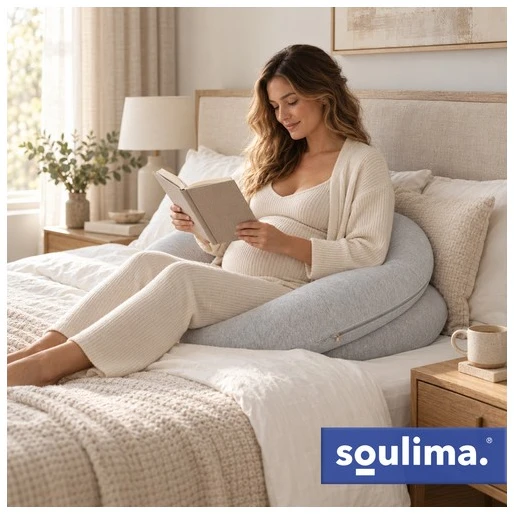Soulima C-shaped pregnancy pillow