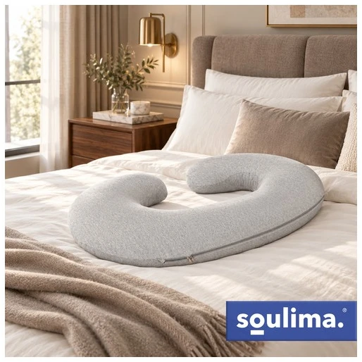 Soulima C-shaped pregnancy pillow
