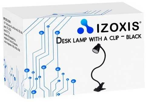 USB Stalinis šviestuvas su laikikliu - juodas Izoxis