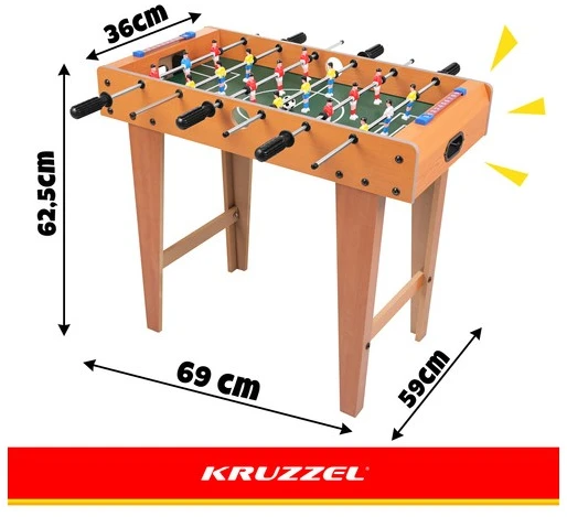 Table football 69x37x63cm Kruzzel
