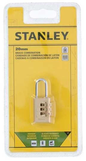 Stanley Pakabinama spyna 3 skaitmenų 20mm