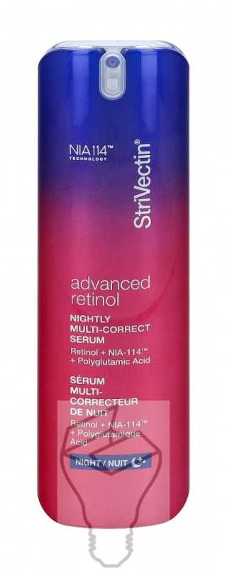 Strivectin Advanced Retinol Nightly Multi-Correct Serum naktinis serumas veidui su retinoliu, 30 ml