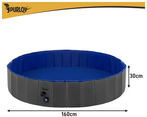 Folding dog pool/pen 160x30 Purlov