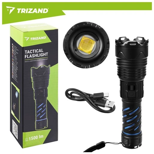 Taktinis žibintuvėlis 1500lm Trizand 26949