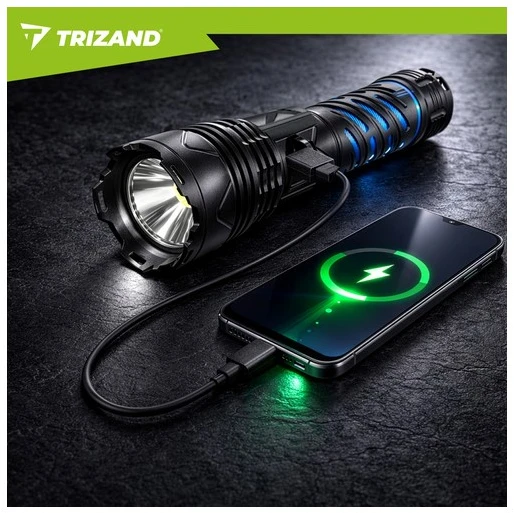 Taktinis žibintuvėlis 1500lm Trizand 26949
