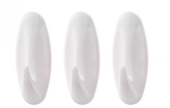Tarmo Priklijuojami kabliukai 3x8 cm, 3 vnt