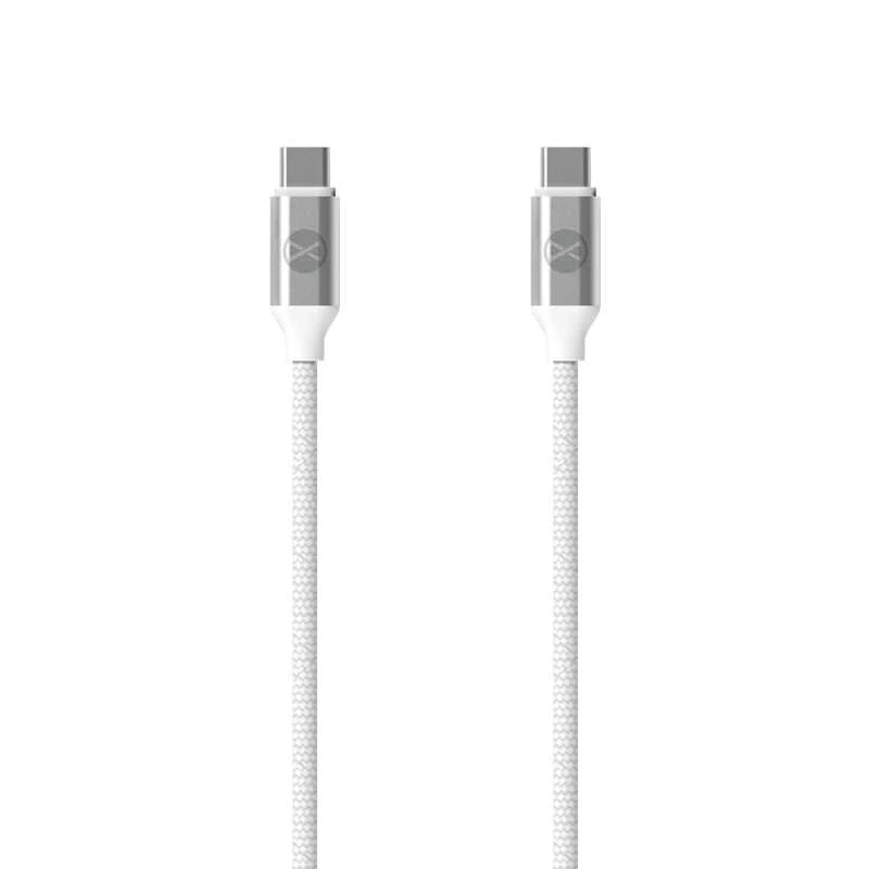 Forever USB-C – USB-C laidas 1,2 m 3A 20W WHP12320 baltas