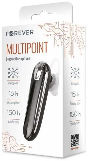 „Forever“ „Bluetooth“ ausinės FBE-01 juodos