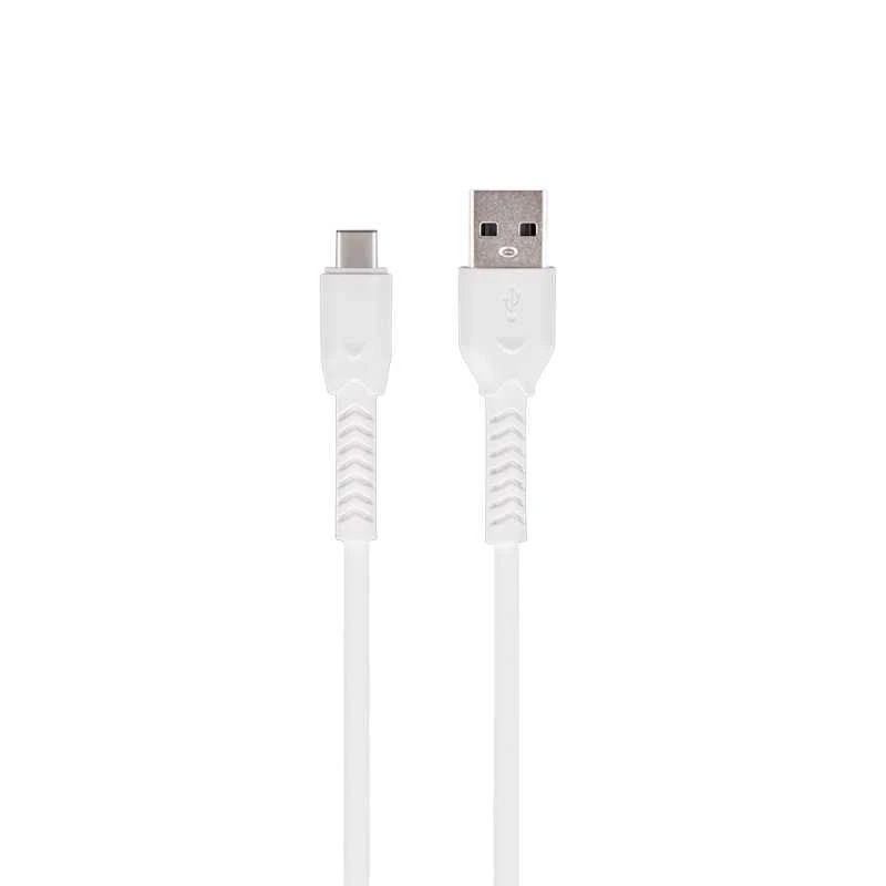 Maxlife MXUC-04 laidas USB – USB-C 1,0 m 3A baltas