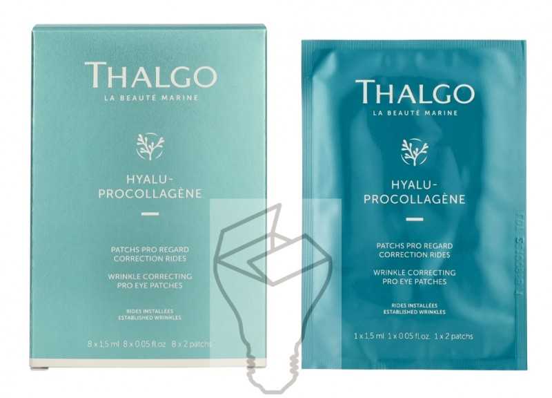Thalgo Hyalu-Procollagene Wrinkle Correcting paakių kaukės nuo raukšlių, 8 x 1.5 ml