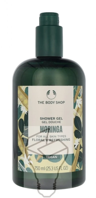The Body Shop Moringa Dušo želė dušo gelis, 750 ml
