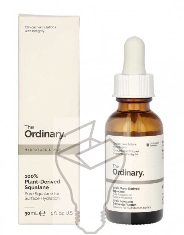 The Ordinary 100% Plant-Derived Squalane drėkinamasis veido serumas su skvalanu, 30 ml