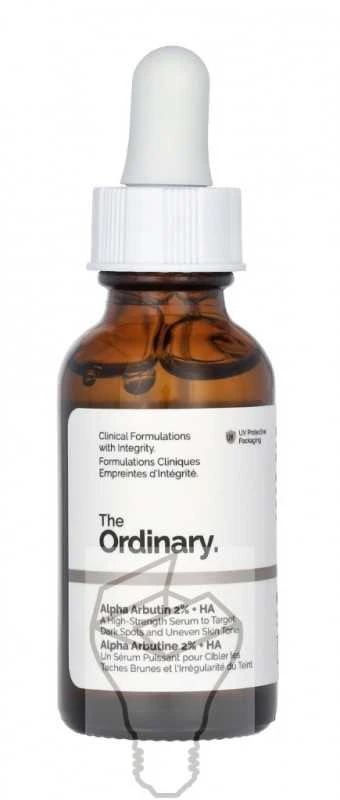 The Ordinary More Molecules Alpha Arbutin 2% HA Serum veido serumai, 30 ml