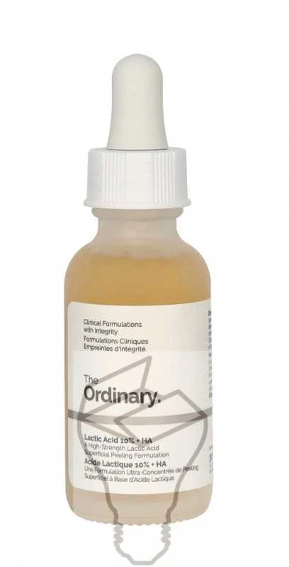 The Ordinary Lactic Acid 10% + HA 2% veido šveitiklis, 30 ml