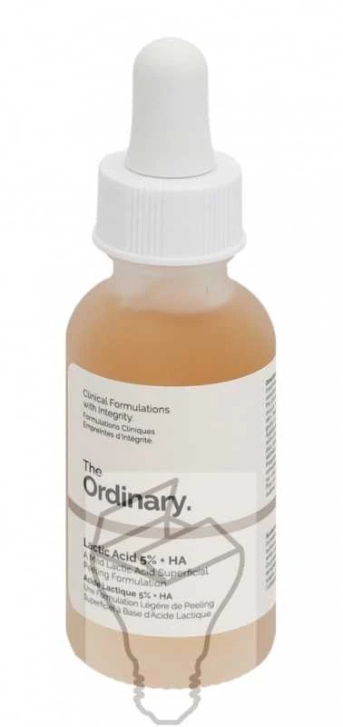 The Ordinary Įprasta pieno rūgštis 5% + HA 2%, 30 ml