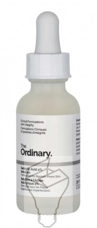 The Ordinary salicilic acid 2% solution veido šveitimo priemonė
