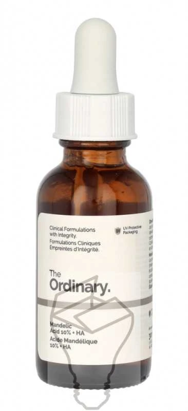 The Ordinary Mandelic Acid 10% + HA šveičiamoji priemonė veidui, 30 ml